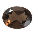 0.90 ctw Oval Cut Smoky Quartz Loose Gemstone (8x6 mm) - Sticky add to cart bar