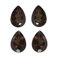 2.60 ctw Pear Cut Smoky Quartz Loose Gemstone – AA Grade (Set Of 4) (7x5 mm) - Sticky add to cart bar