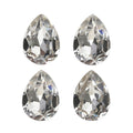 1.42 ctw Pear Cut White Swarovski Crystal Loose Stone (Set Of 4) (6x4 mm) - Sticky add to cart bar