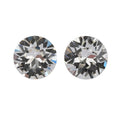 1.37 ctw Round Cut White Swarovski Crystal Loose Stone (Set Of 2) (6 mm) - Sticky add to cart bar