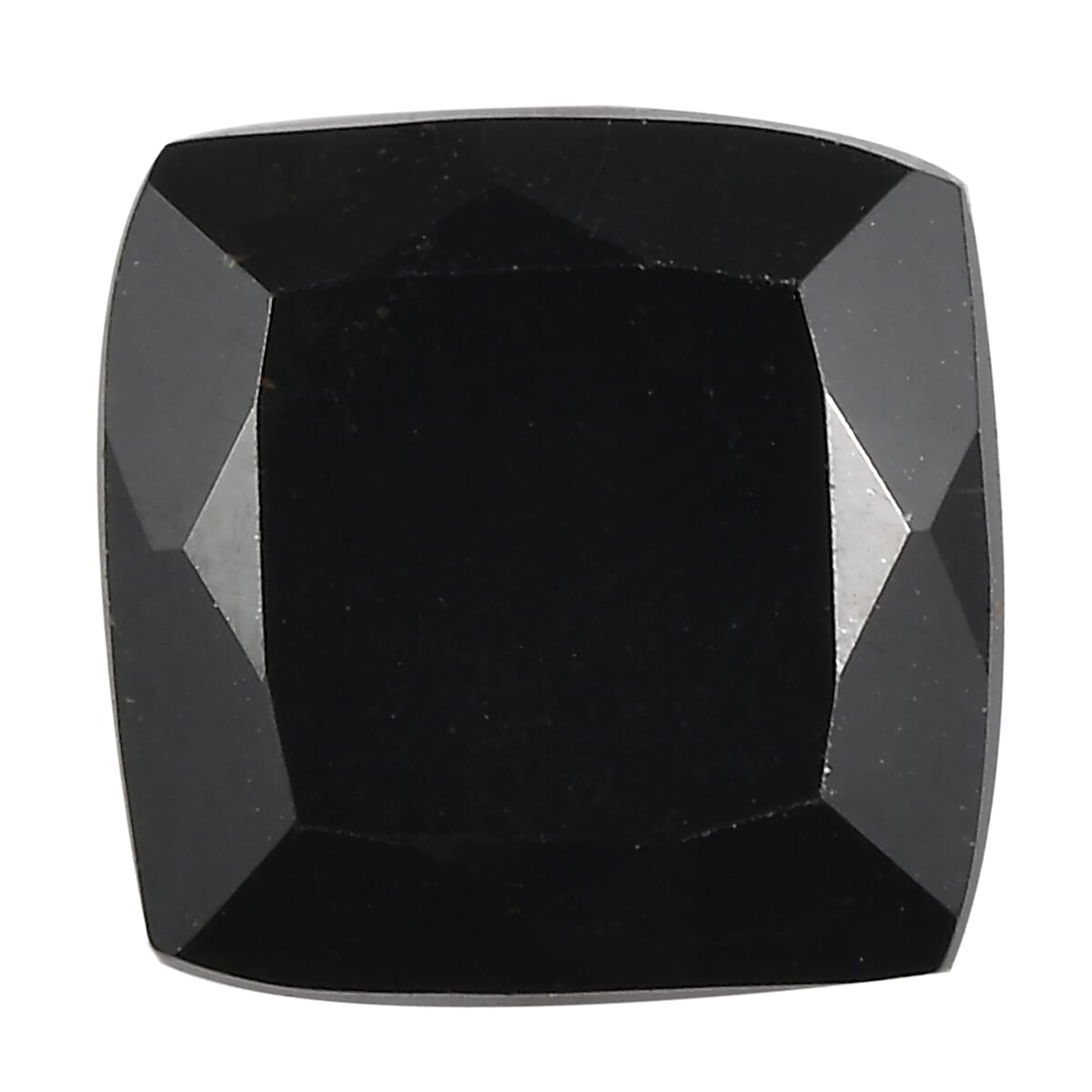 0.90 ctw Cushion Cut Australian Black Tourmaline Loose Gemstone (6x6 mm)