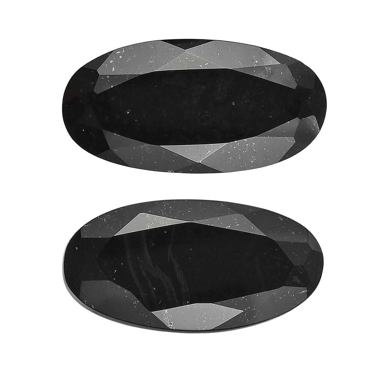 4.52 ctw Oval Cut Australian Black Tourmaline Loose Gemstone (Set Of 2) (12x6 mm)