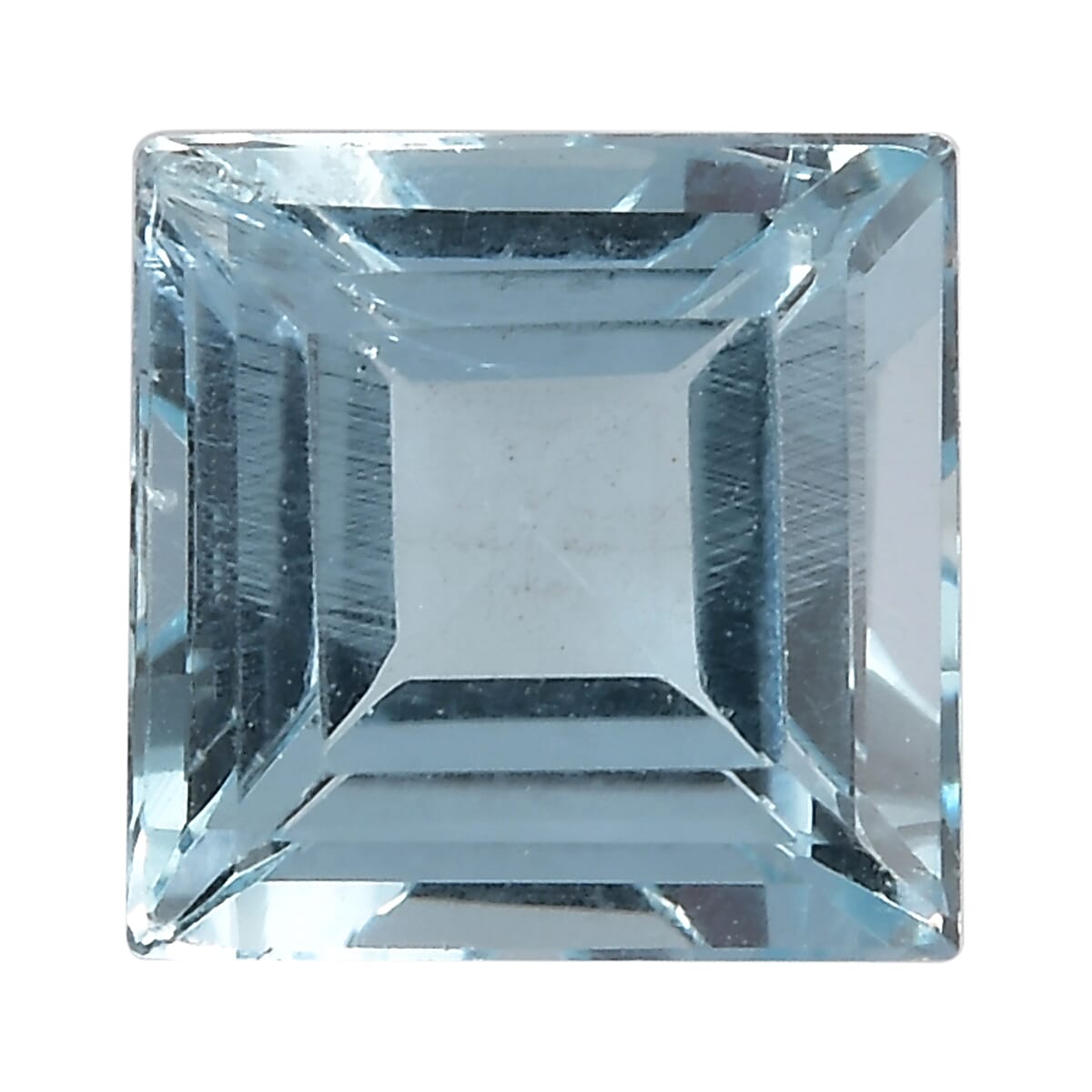 1.09 ctw Square Cut Blue Topaz Loose Gemstone (6 mm)