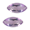 0.82 ctw Marquise Cut Rose De France Amethyst Loose Gemstone (Set Of 2) (8x4 mm) - Sticky add to cart bar