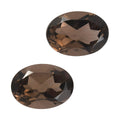 1.43 ctw Oval Cut Smoky Quartz Loose Gemstone (Set Of 2) (7x5 mm) - Sticky add to cart bar