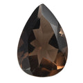 2.93 ctw Pear Cut Smoky Quartz Loose Gemstone – AA Grade (13x9 mm) - Sticky add to cart bar