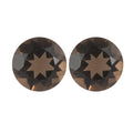 0.99 ctw Round Cut Smoky Quartz Loose Gemstone (Set Of 2) (5.25 mm) - Sticky add to cart bar
