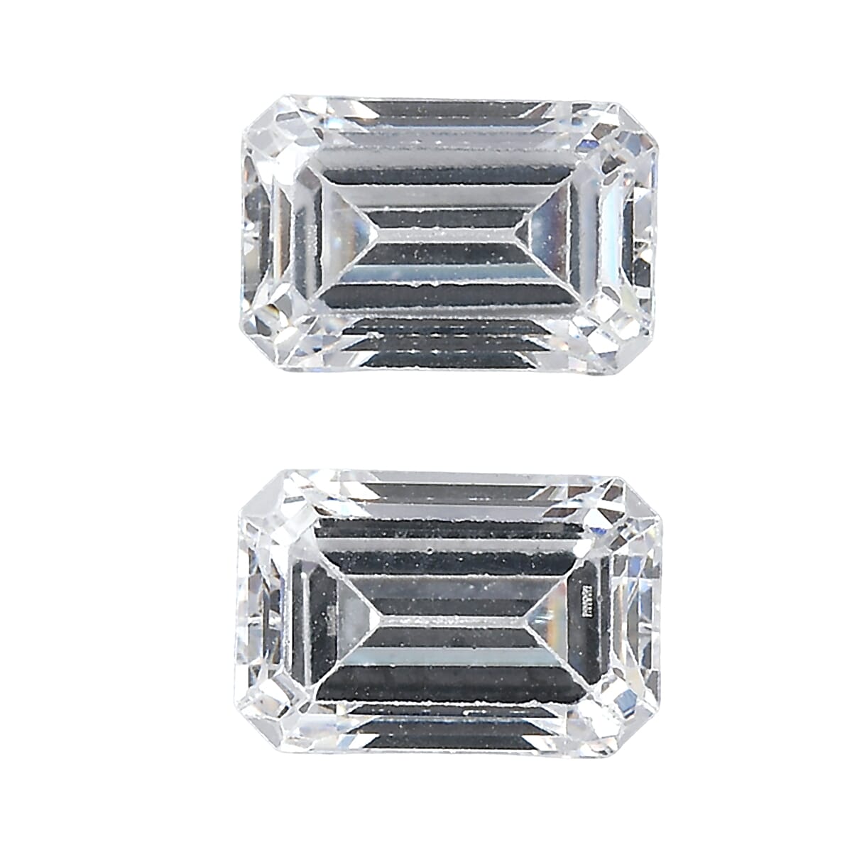 2.06 ctw Octagon Cut Swarovski Zirconia Loose Stone (Set Of 2) (6x4 mm)
