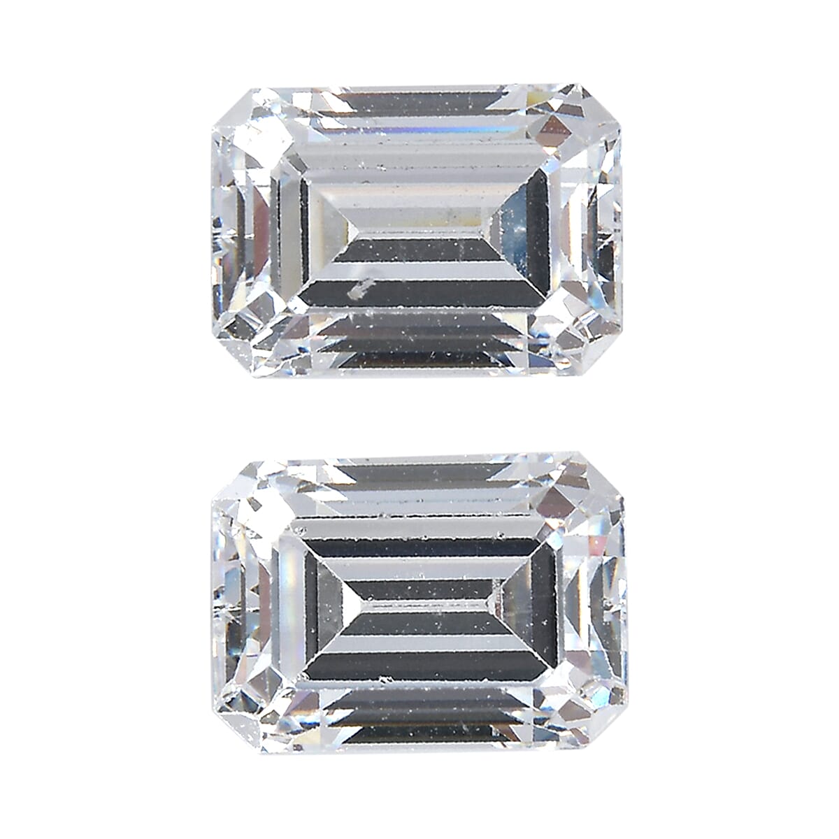 3.54 ctw Octagon Cut Swarovski Zirconia Loose Stone (Set Of 2) (7x5 mm)
