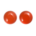 1.32 ctw Round Cut Carnelian Loose Gemstone (Set Of 2) (5 mm) - Sticky add to cart bar