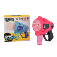 Pink Bubble Blaster Toy (Includes 150ml Bubble Refills)