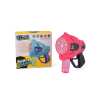 Pink Bubble Blaster Toy (Includes 150ml Bubble Refills)