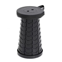 Livmore Black Folding and Retractable Stool