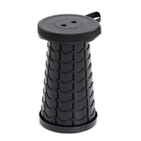 Livmore Black Folding and Retractable Stool