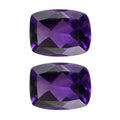 2.47 ctw Cushion Cut African Amethyst Loose Gemstone (8x6 mm) - Sticky add to cart bar