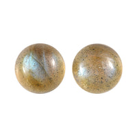 1.84 ctw Round Cut Malagasy Labradorite Loose Gemstone (Set Of 2) (6 mm)