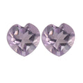 0.76 ctw Heart Cut Rose De France Amethyst Loose Gemstone (Set Of 2) (5 mm) - Sticky add to cart bar