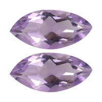 2.40 ctw Marquise Cut Rose De France Amethyst Loose Gemstone (Set Of 2) (12x6 mm)