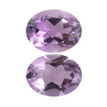 3.16 ctw Oval Cut Rose De France Amethyst Loose Gemstone (Set Of 2) (9x7 mm) - Sticky add to cart bar