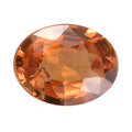 0.40 ctw Oval Cut Orange Sapphire Loose Gemstone (5x4 mm) - Sticky add to cart bar