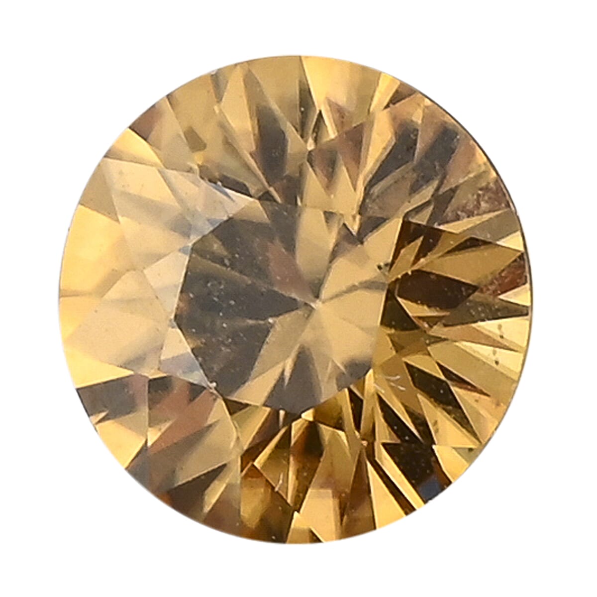 AAAA Golden Zircon (Rnd 8 mm)