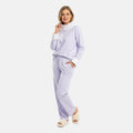 Amanda Paige Blue Cowl Neck Fleece 2 pc Pajama Pant set-L - Sticky add to cart bar
