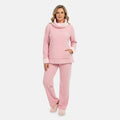 Amanda Paige Blue Cowl Neck Fleece 2 pc Pajama Pant set-L - Sticky add to cart bar