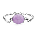 EverTrue Kunzite 40.50 ctw Serenity Link Bracelet in Stainless Steel (8.50 In) - Sticky add to cart bar