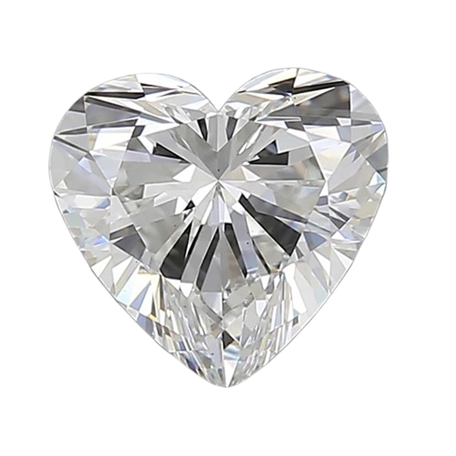 IGI Certified 3.00 ctw Heart Lab Grown Diamond Loose Gemstone – G VS2