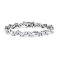 D'Joy Moissanite Bracelet in 18K Vermeil YG Over Sterling Silver (6.50 In) 12.65 ctw