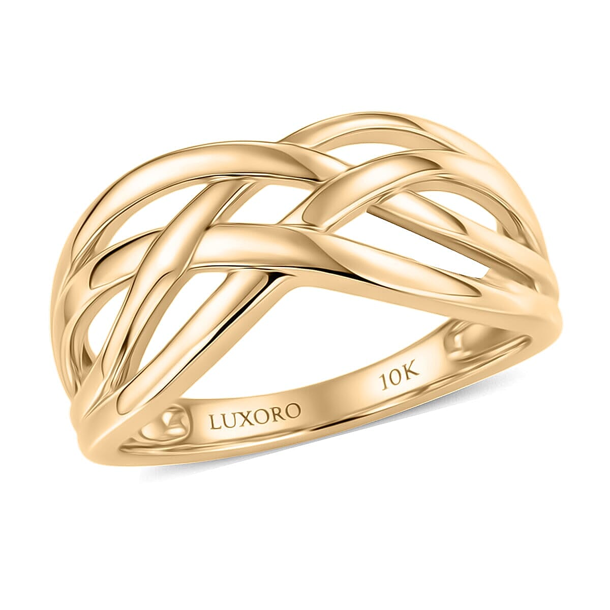 Luxoro 10K Yellow Gold  Fancy Ring,  Gold Wt. 4 g