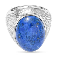 EverTrue Lapis Lagoon 14.75 ctw Ring in Platinum Bond (Size 8.5)