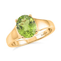 EverTrue Hebei Peridot Ring in 18K YG Plated (Size 10.0) 2.60 ctw - Sticky add to cart bar