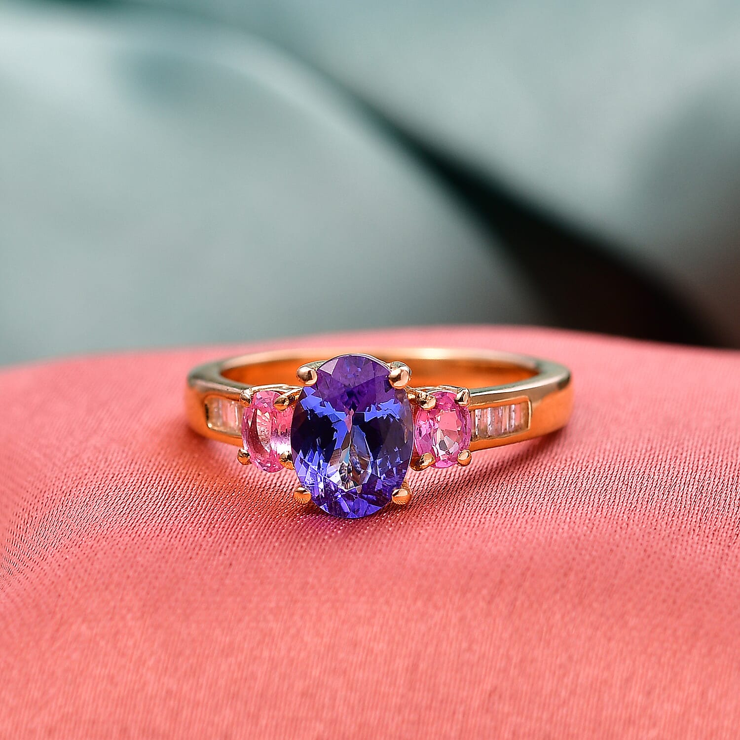 D'Joy Premium Tanzanite, Mahenge Spinel and Diamond 1.80 ctw