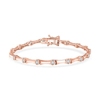 EverTrue Moissanite Bracelet in Platinum Bond (6.50 In) 1.40 ctw