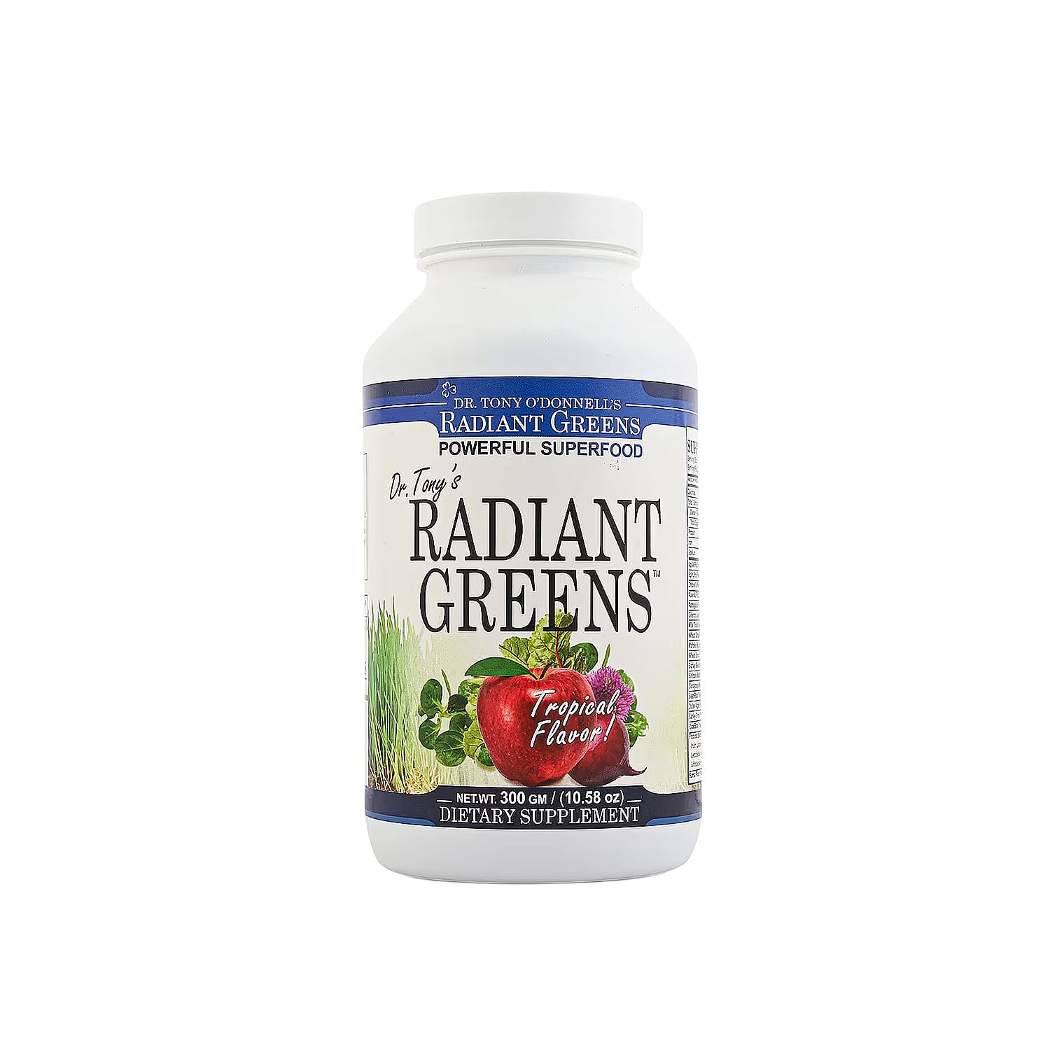 Dr. Tony Radiant Greens Powerful Superfood - Tropical Flavor (10.58oz)