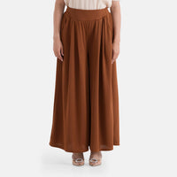 La Marey Black Wide Leg Pleated Front Knit Trouser
