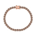 D'Joy Diamond Bracelet in Rhodium Over Sterling Silver (7.25 In) 4.00 ctw - Sticky add to cart bar