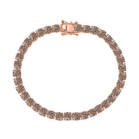 D'Joy Diamond Bracelet in Rhodium Over Sterling Silver (7.25 In) 4.00 ctw