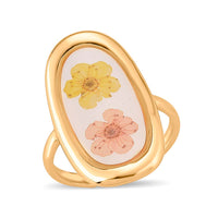 Resin Ring (Adjustable) in ION Plated YG Stainless Steel
