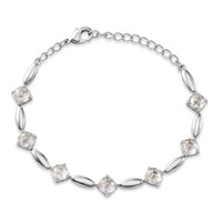EverTrue Simulated Diamond Bracelet in Platinum Bond (6.5-8In) 10.65 ctw