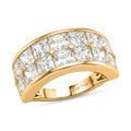 EverTrue Simulated Diamond Stackable Ring in 18K YG Plated Bronze (Size 10.0) 8.70 ctw - Sticky add to cart bar