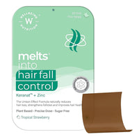 Wellbeing Nutrition Melts Into Hair Fall Control Keranat + Zinc - Tropical Strawberry