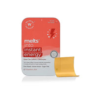 Wellbeing Nutrition Melts Into Instant Energy Green Tea Caffeine + Electroytes - Strawberry Mint