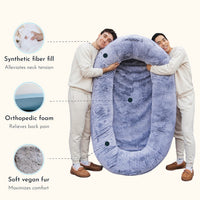 Plufl Human Dog Bed - Charcoal