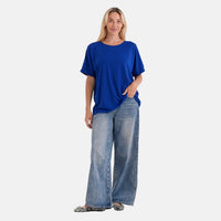 La Marey Green Relaxed Fit Top