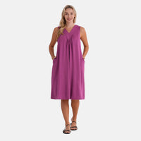 La Marey Purple Midi Lounge Dress - One Size Fits Most
