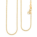 Spark Chain Necklace in 14K YG Over Sterling Silver 2.8 Grams 18 Inches - Sticky add to cart bar
