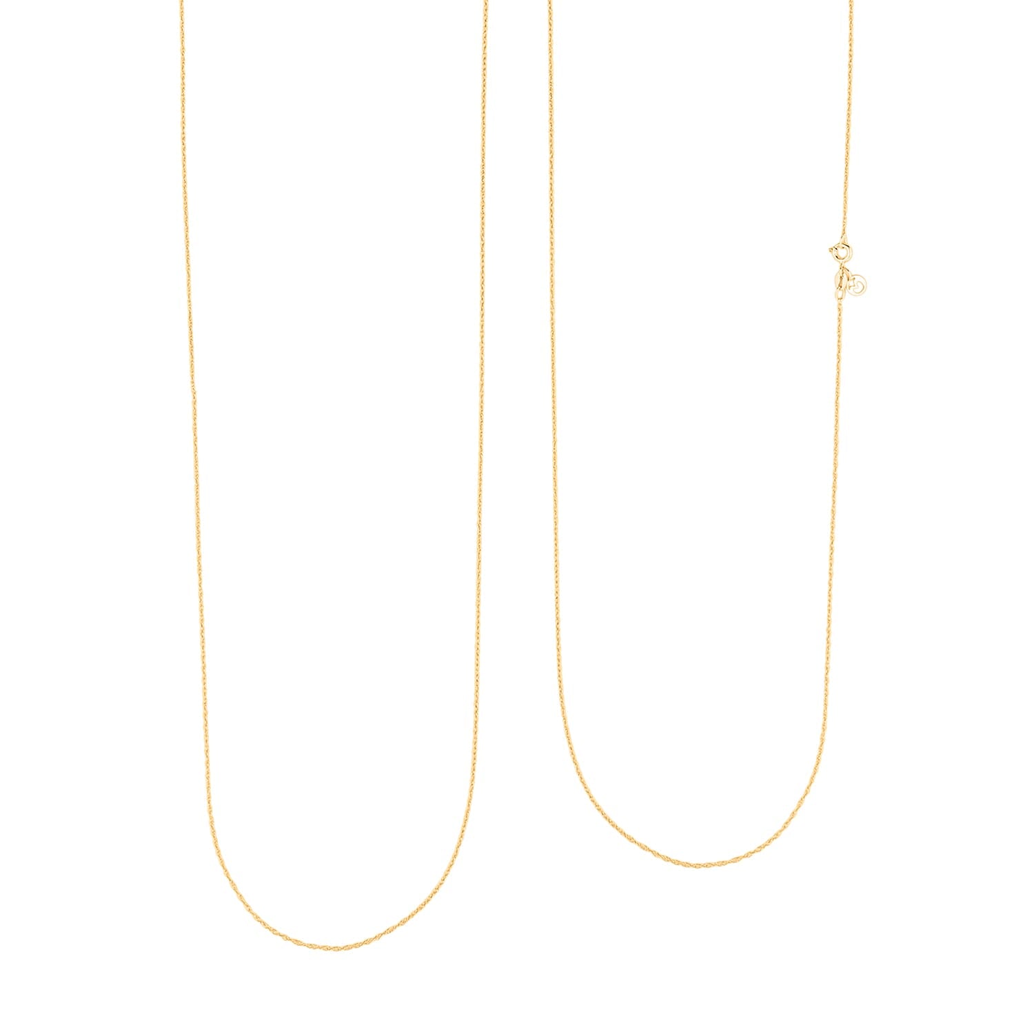 Oval Link Chain Necklace in 14K Yellow Gold Over Sterling Silver 1.3 Grams 30 Inches