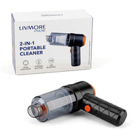 Livmore 2 in 1 Vacuum Cleaner for Home & Car - Black